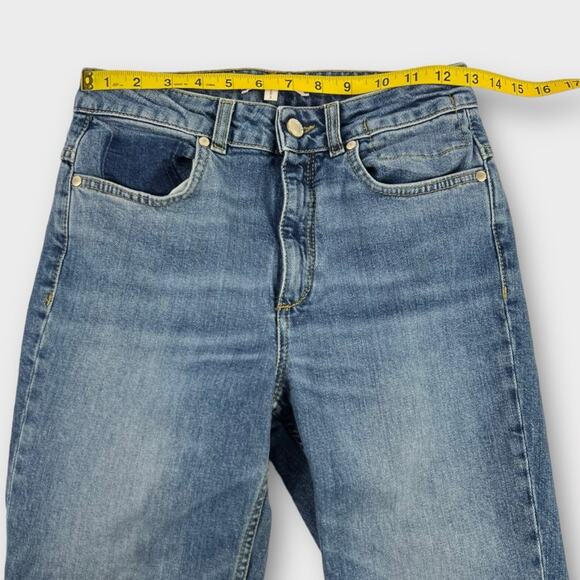 Dorothee Schumacher Slim Straight Cropped Medium Wash Jeans Size 1 XS - Picture 8 of 10